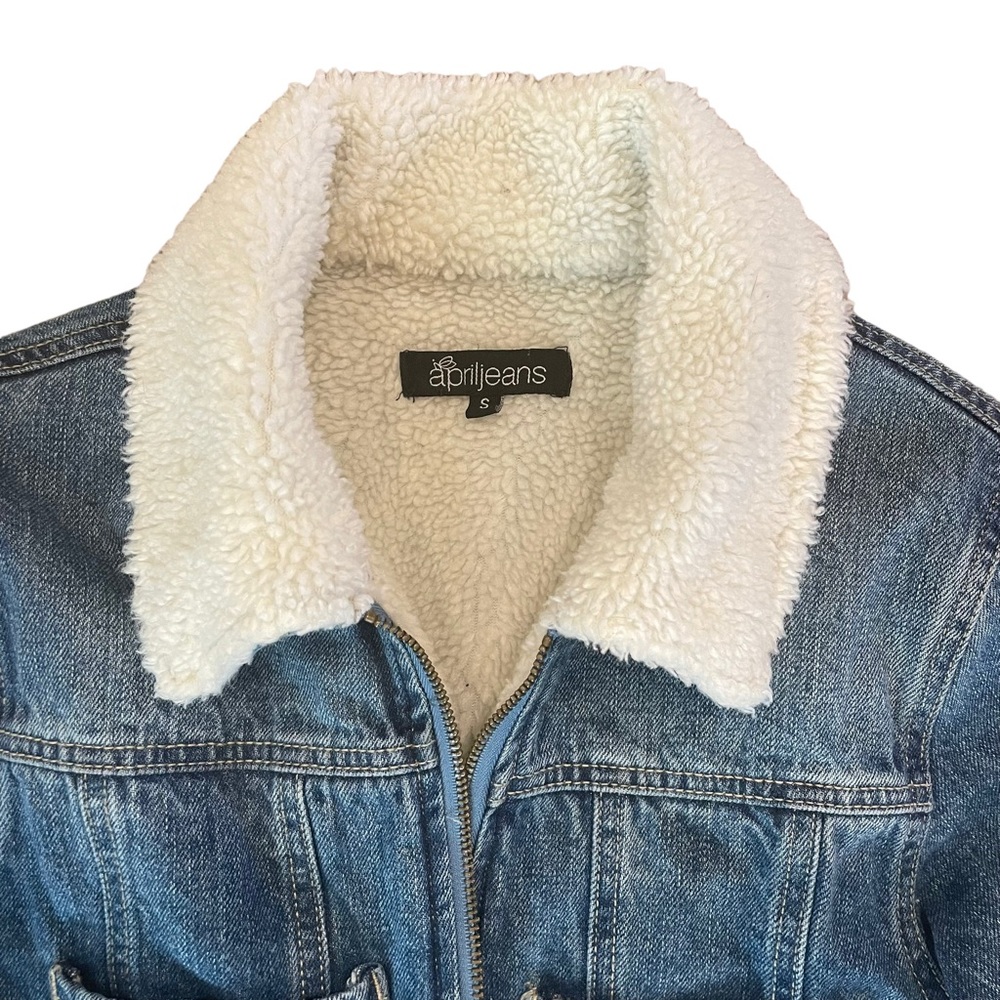 Dutch Bros. Sherpa Lined Denim Jacket - Picture 9 of 12